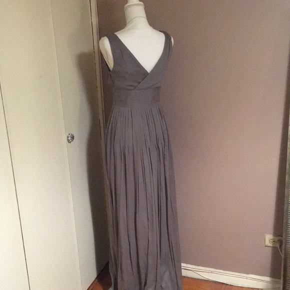 J. Crew Silk Chiffon Sophia long dress / Size 4 - Picture 6 of 6